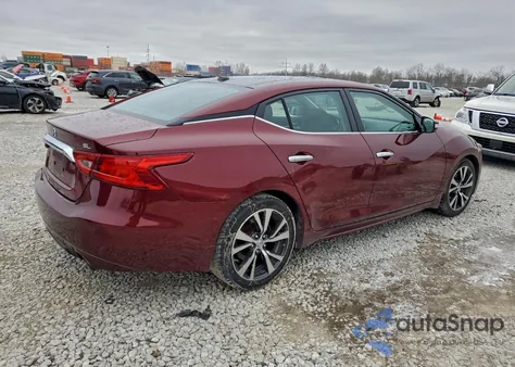 2017 Nissan Maxima 3.5S z USA, uszkodzony, nr VIN 1N4AA6AP6HC441647